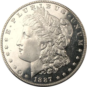 image for: 1887 $1 NGC MS65 DMPL