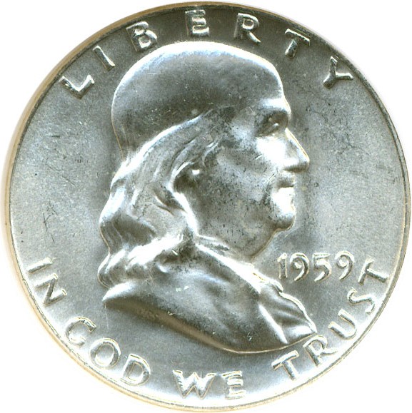 image for: 1959-D 50c  NGC MS65 FBL