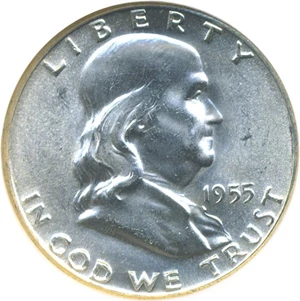 image for: 1955 50c NGC MS65 FBL