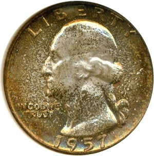 image for: 1957 25c NGC MS67