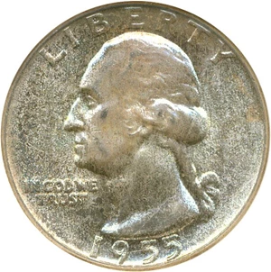 image for: 1955 25c NGC MS66