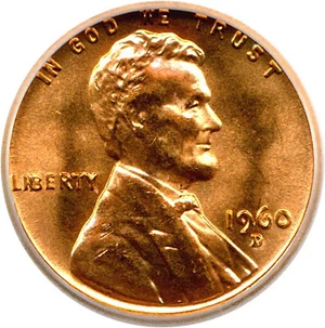 image for: 1960-D 1c Small Date ICG MS67 RD