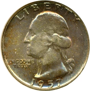image for: 1957 25c NGC MS67