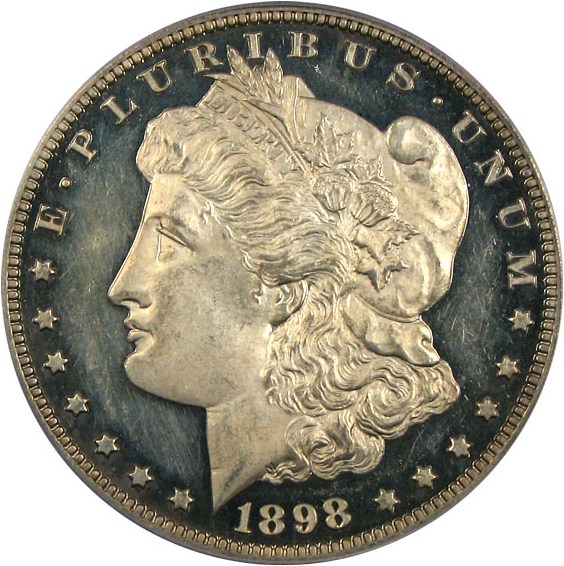 image for: 1898 $1  PCGS Proof 61 DCameo