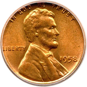 image for: 1958 1c ICG MS67 RD
