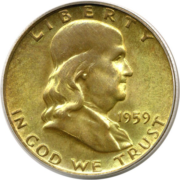 image for: 1959-D 50c  PCGS MS65 FBL *Color*