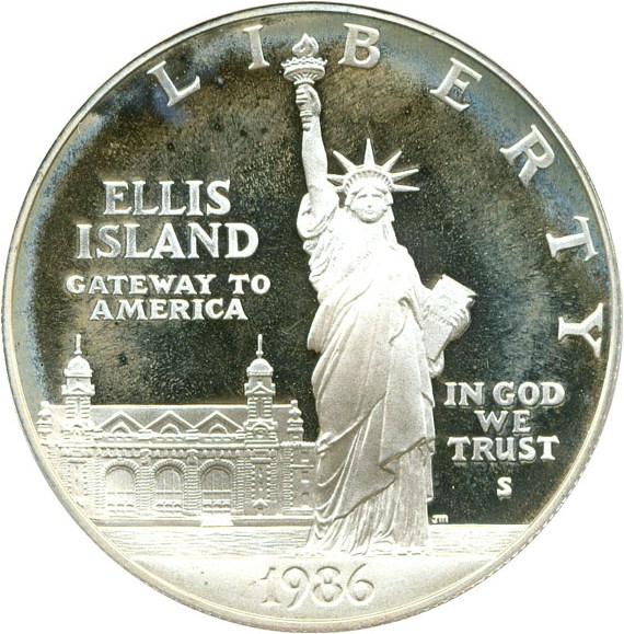 image for: 1986-S $1 Statue Liberty PCGS Proof 66 DCameo