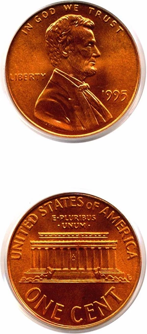 image for: 1995 1c PCGS MS68 RD