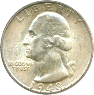 image for: 1948-D 25c PCGS MS66