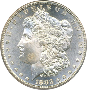 image for: 1883-CC $1 PCGS MS66 PL