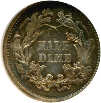 image for: 1864 H10c  NGC MS63