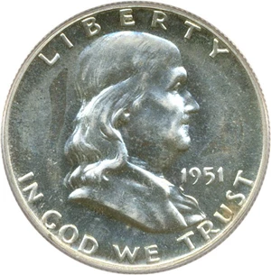 image for: 1951 50c PCGS Proof 63