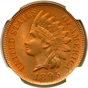 image for: 1895 1c NGC MS66 RB