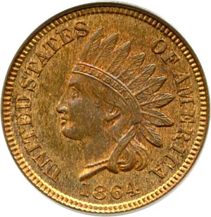 image for: 1864 1c Bronze PCGS Proof 65 RB