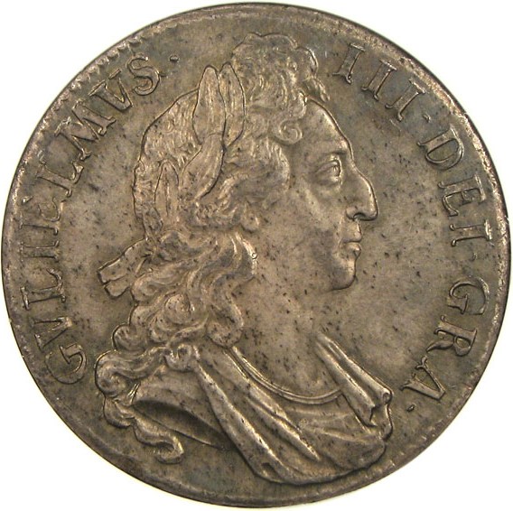 image for: Great Britain: 1695 Crown Octavo, ESC-87 NGC MS63