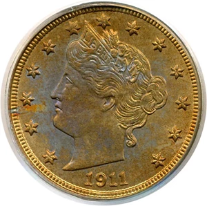 image for: 1911 5c PCGS MS64