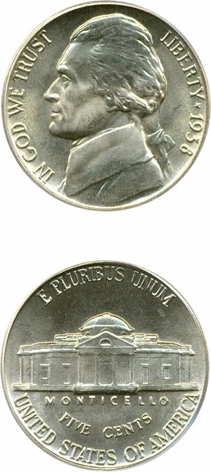 image for: 1938 5c PCGS MS67 FS