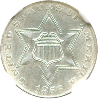 image for: 1856 3cS  NGC MS64