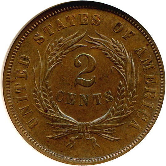 image for: 1870 2c  NGC Proof 63 BN