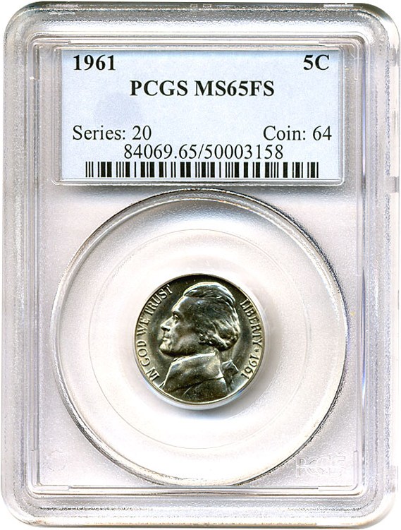 image for: 1961 5c  PCGS MS65 FS