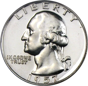 image for: 1957 25c PCGS Proof 68