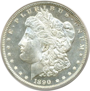 image for: 1890 $1 PCGS MS64 PL