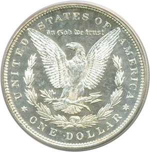 image for: 1890 $1 PCGS MS64 PL