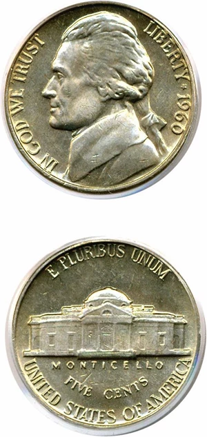 image for: 1960 5c PCGS MS65 FS