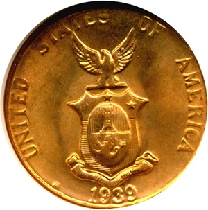 image for: 1939-M 1c NGC MS65 RD