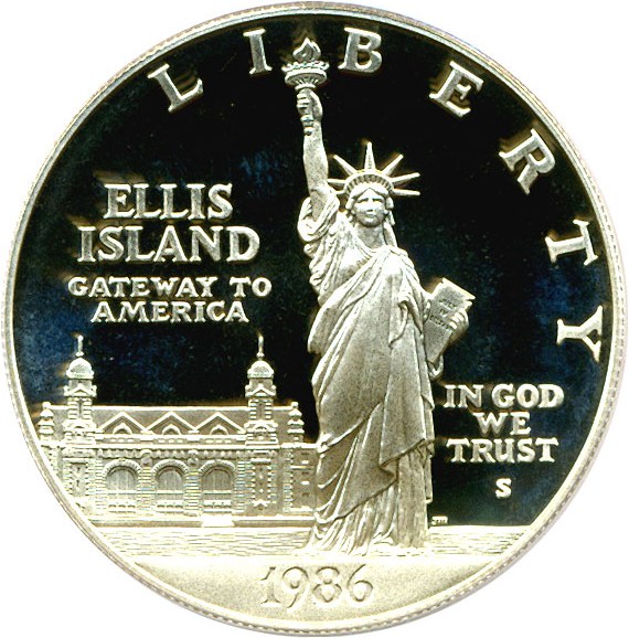 image for: 1986-S $1 Statue Liberty PCGS Proof 69 DCameo