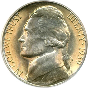 image for: 1939-S 5c Reverse of 1938 PCGS MS66 FS