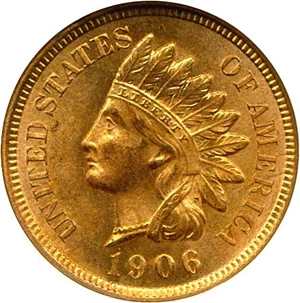 image for: 1906 1c NGC MS65 RD