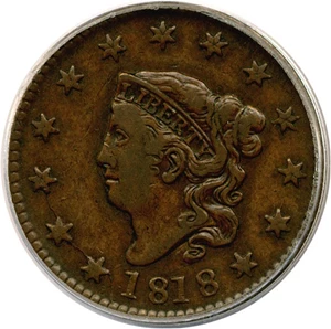 image for: 1818 1c PCGS XF40 BN