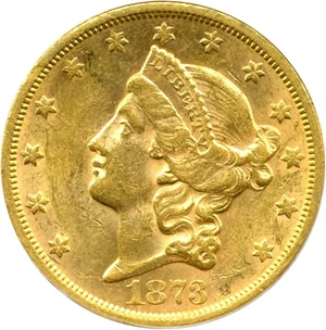 image for: 1873-S $20 Closed 3 PCGS MS60