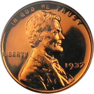 image for: 1937 1c NGC Proof 65 RD