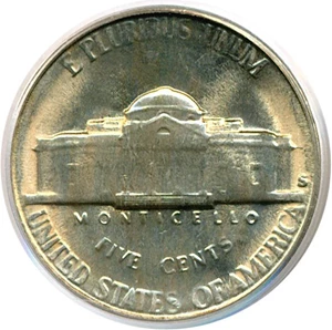 image for: 1953-S 5c PCGS MS64 FS