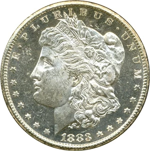 image for: 1883-CC $1 GSA Hoard/NGC MS62 PL