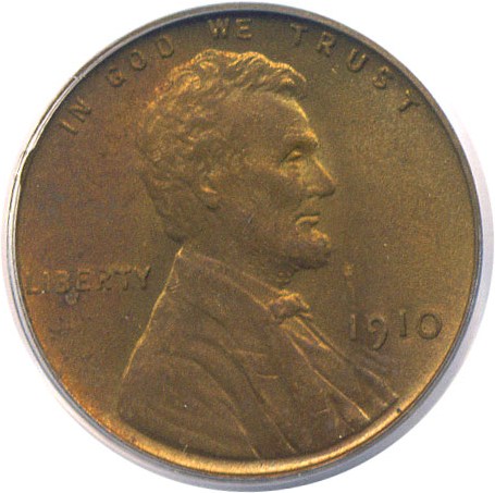image for: 1910 1c  PCGS MS64 RB