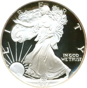 image for: 1986-S $1 Silver Eagle NGC Proof 69 UCameo