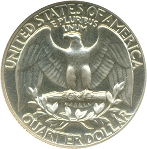 image for: Mint Error: 1972-S 25c NGC Proof 64 Cameo - Dbl. Struck w/ Obv. Rotation