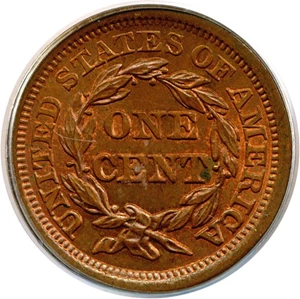 image for: 1854 1c PCGS MS64 RB