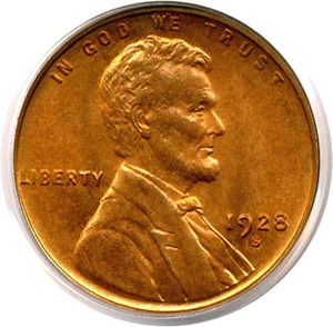 image for: 1928-S 1c PCGS MS66 RD