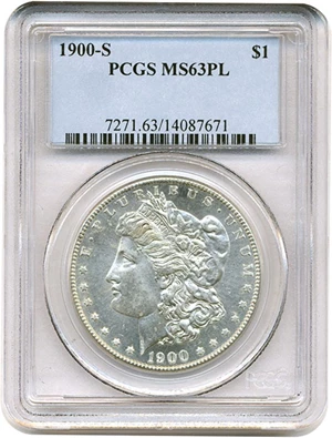 image for: 1900-S $1 PCGS MS63 PL