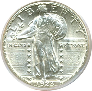 image for: 1923-S 25c PCGS/CAC MS65