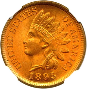 image for: 1895 1c NGC MS66 RD