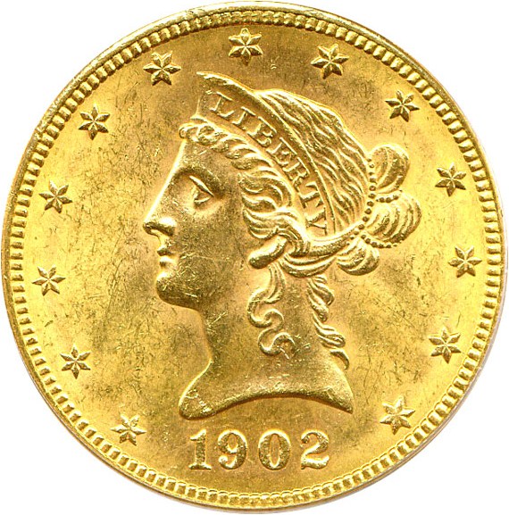 image for: 1902-S $10  PCGS MS62