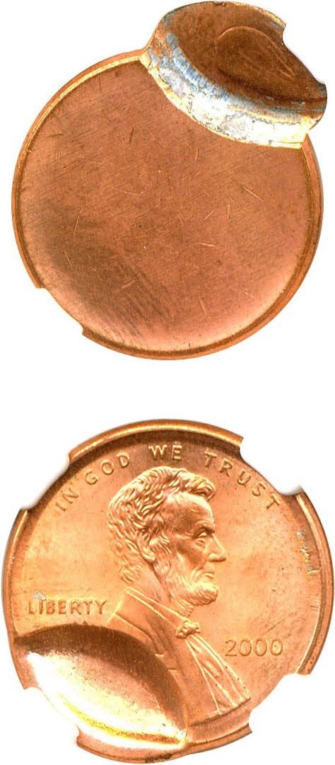 image for: Mint Error: 2000 1c NGC MS64 RD - Mated Pair (2 coin set)