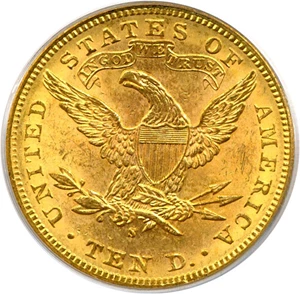 image for: 1885-S $10 PCGS MS61