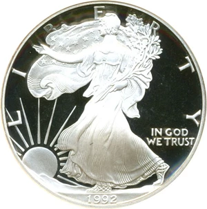 image for: 1992-S $1 Silver Eagle NGC Proof 69 UCameo