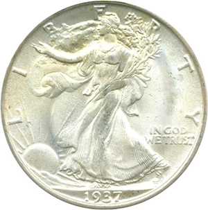 image for: 1937-S 50c PCGS MS65